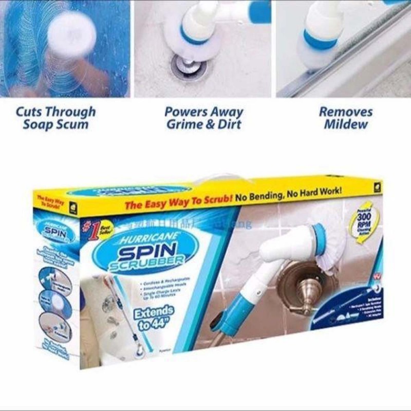 Hurrican Spin Scrubber-Power Scruber No Hard Work