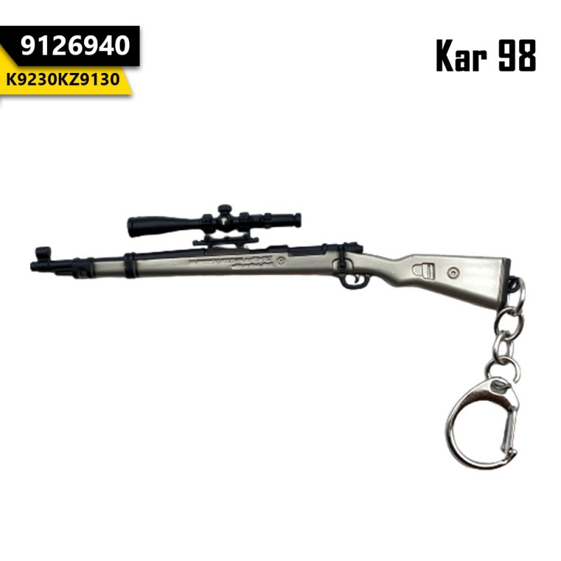 PUBG Guns Keychain Kar-98 Silver