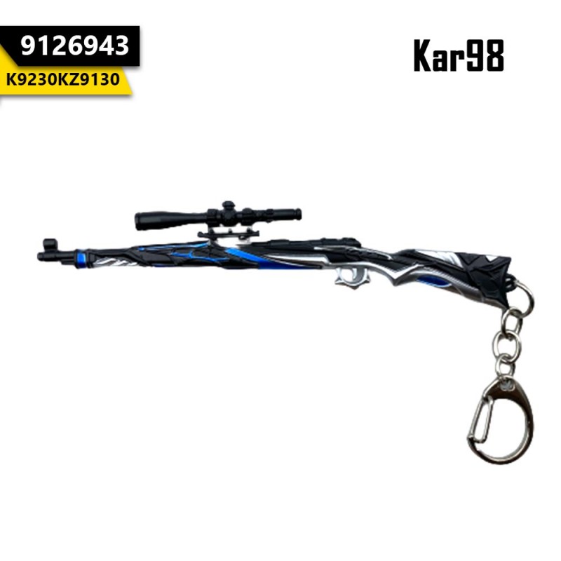 PUBG Guns Keychain Kar-98 Blue/silver