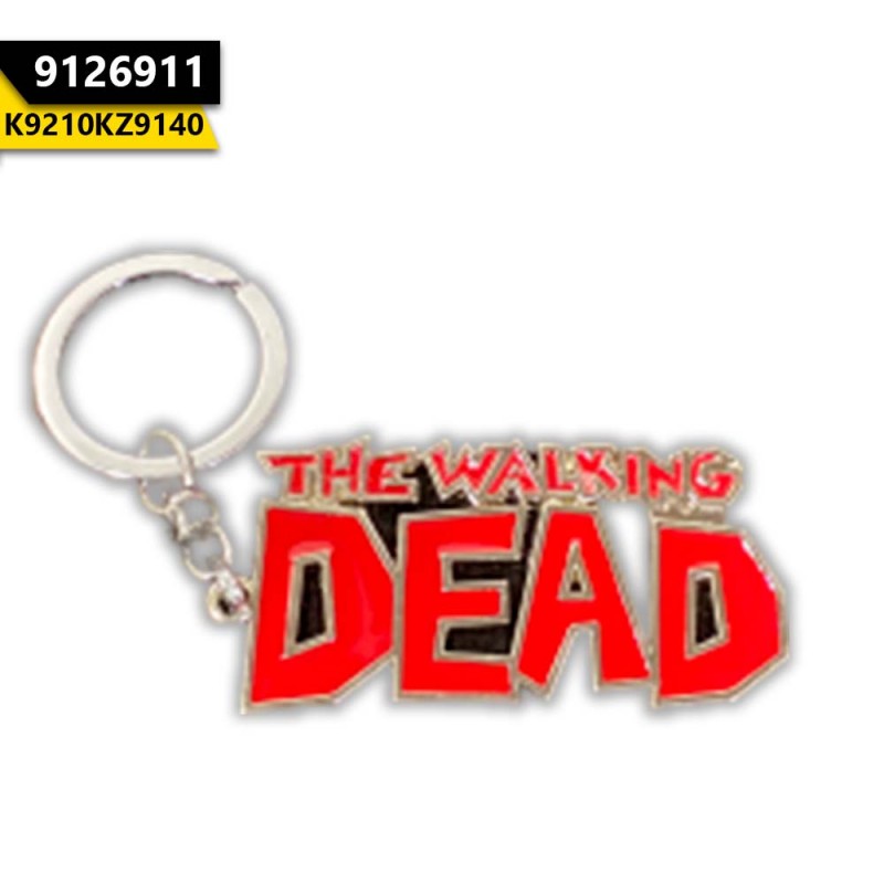 The Walking Dead Metal Keychain