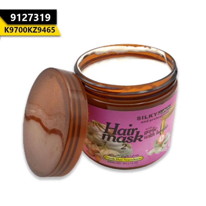 Buy silky hair mask garlic with keratin at best price in Pakistan |  