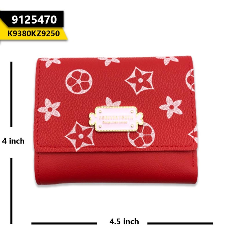 Forever Youth Small Wallet Red Print
