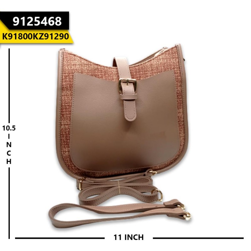 Jute Hand Bag Light Brown Medium