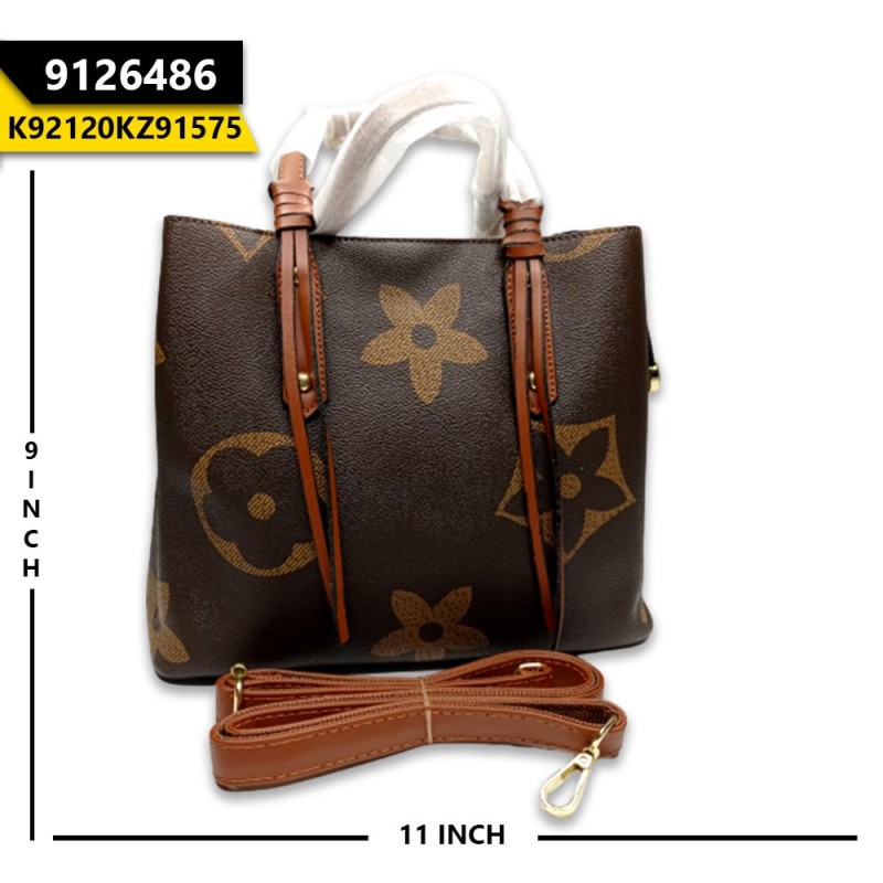 Premium Quality Ladies Hand Purse Brown