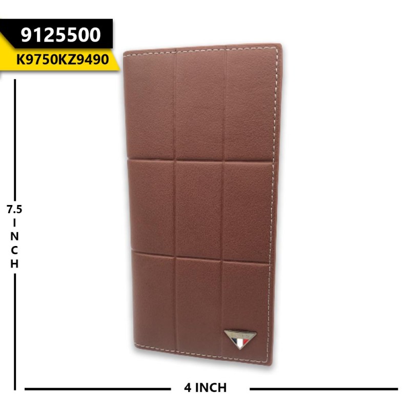 Balisi Unisex Wallet Bi-Fold Choco Brown