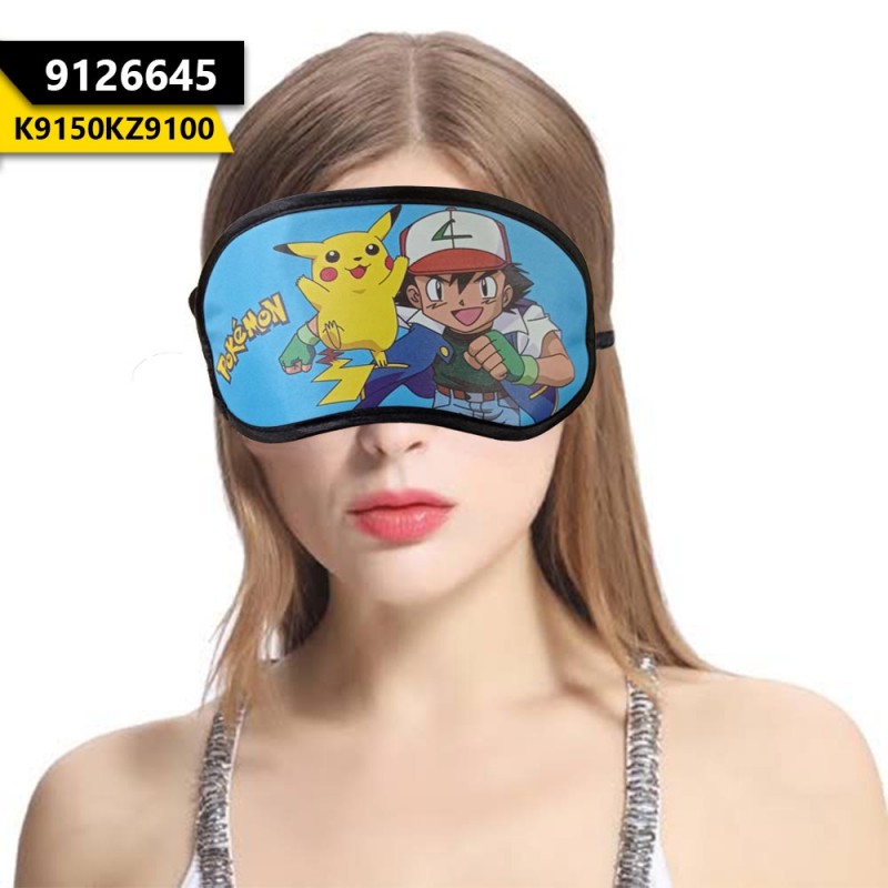 Sleep Eye Mask Kids Pokemon Blue
