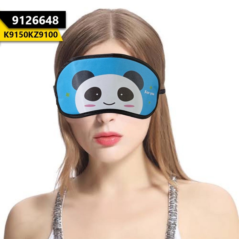 Sleep Eye Mask Kids Panda Blue