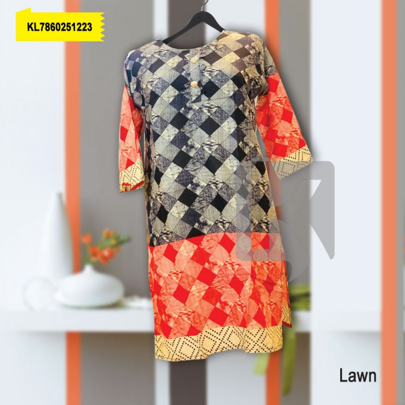 Lawn Printed Stitched Kurti 80x80 (KL7860251223)