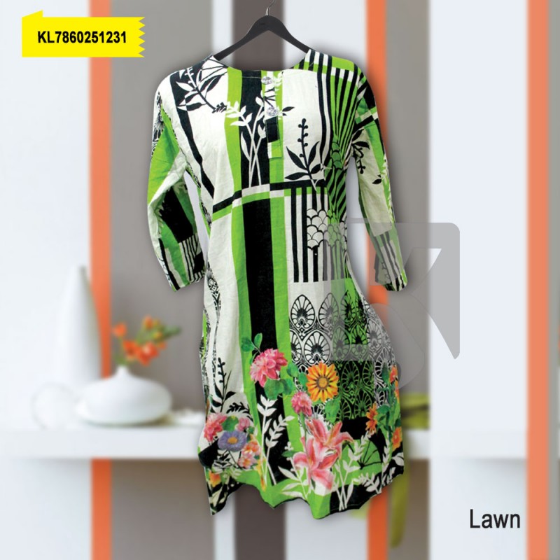 Multicolor Lawn Printed Kurti 80x80 (KL7860251231)