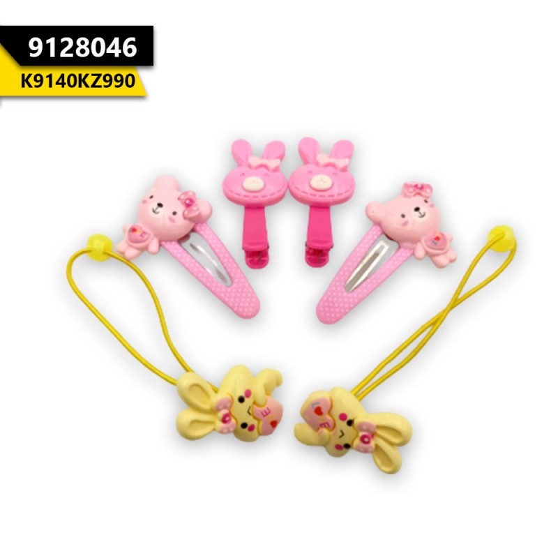 Kids Multi Color Bunny Kittie Bear (3 Pairs)