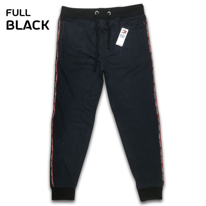 Men's French Terry Trousers (Full-Black)