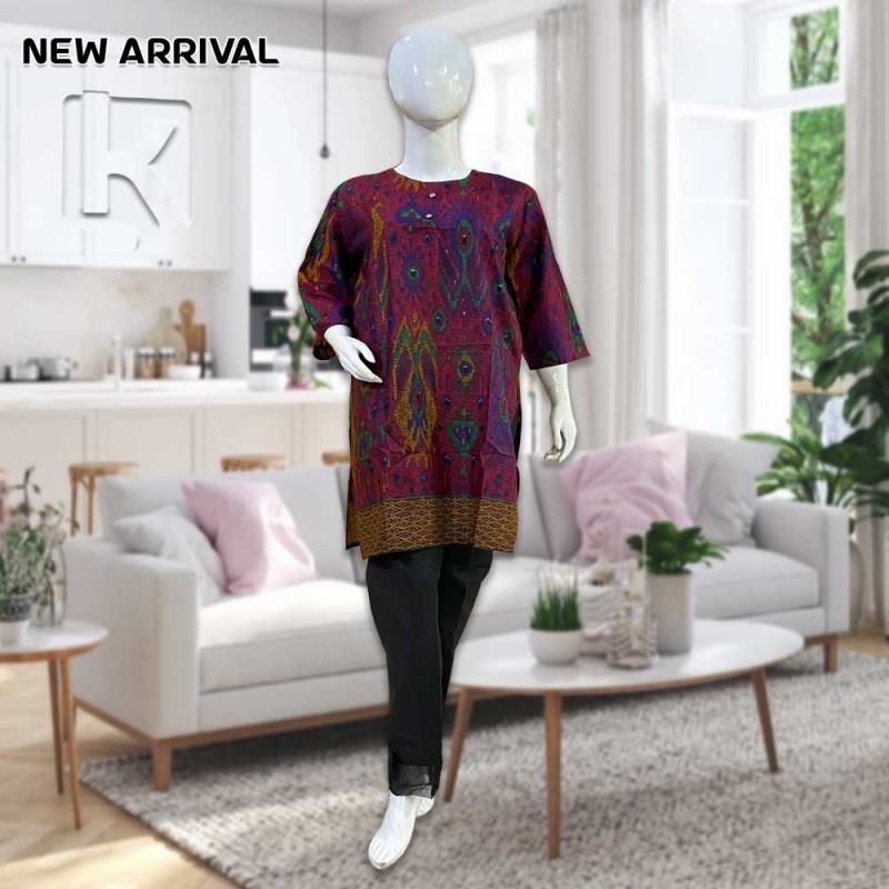 Printed Stitched Lawn Kurti  (Kl2147)
