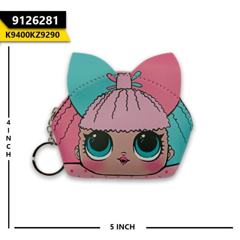 Lol Keychain Pouch For Girls Pink N Green