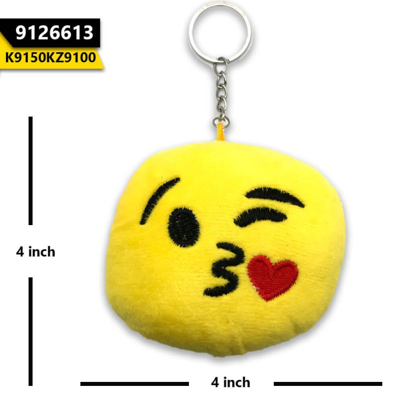 Emoji Keychain Flying Kiss