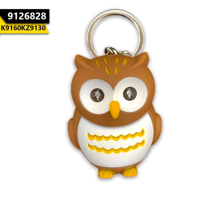 Owl Keychain with Light And Sound