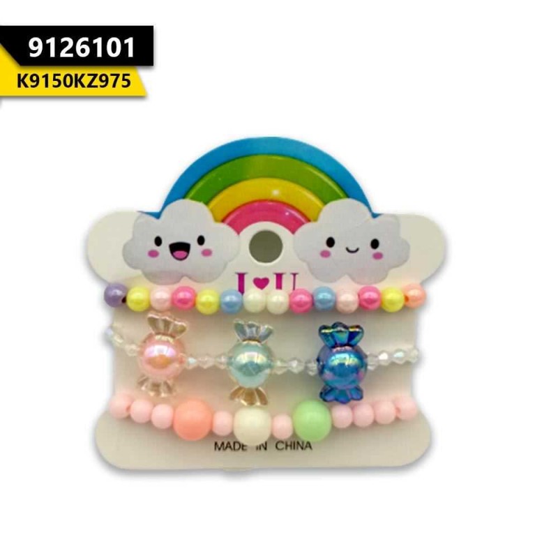 Kids Toffee Bracelet Sets Multi Color