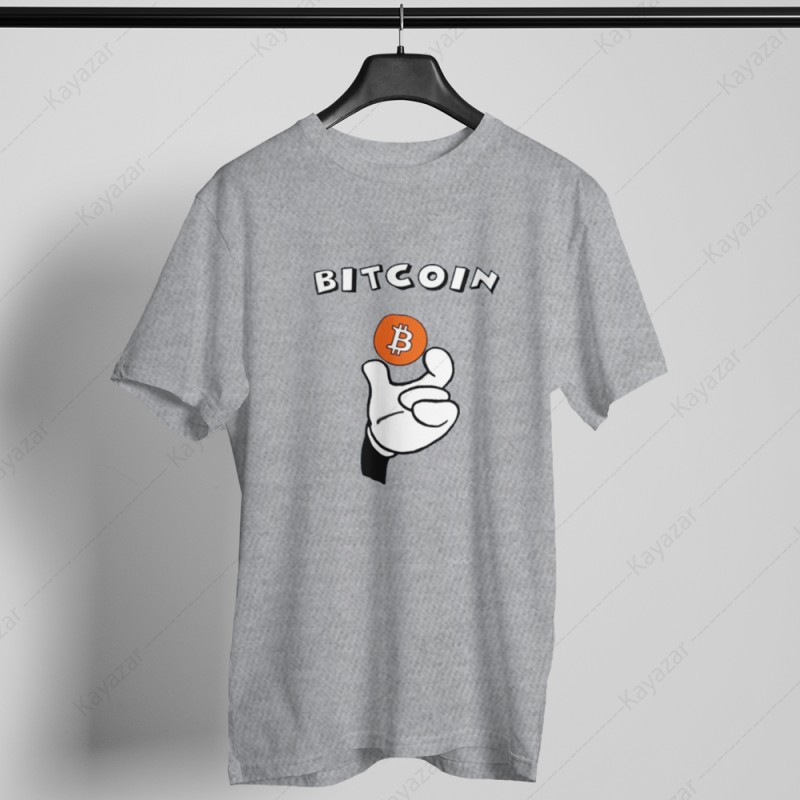 Men's T-Shirt Round Neck Holding BC (Permanent Print)