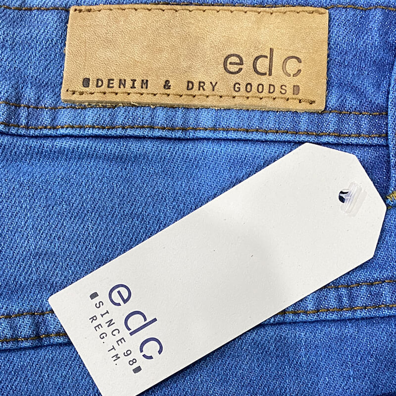 EDC Men's Narrow Bottom Stretchable Jeans