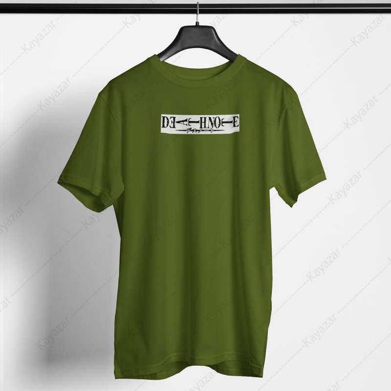Men's T-Shirt Round Neck Death-Note (Permanent Print)