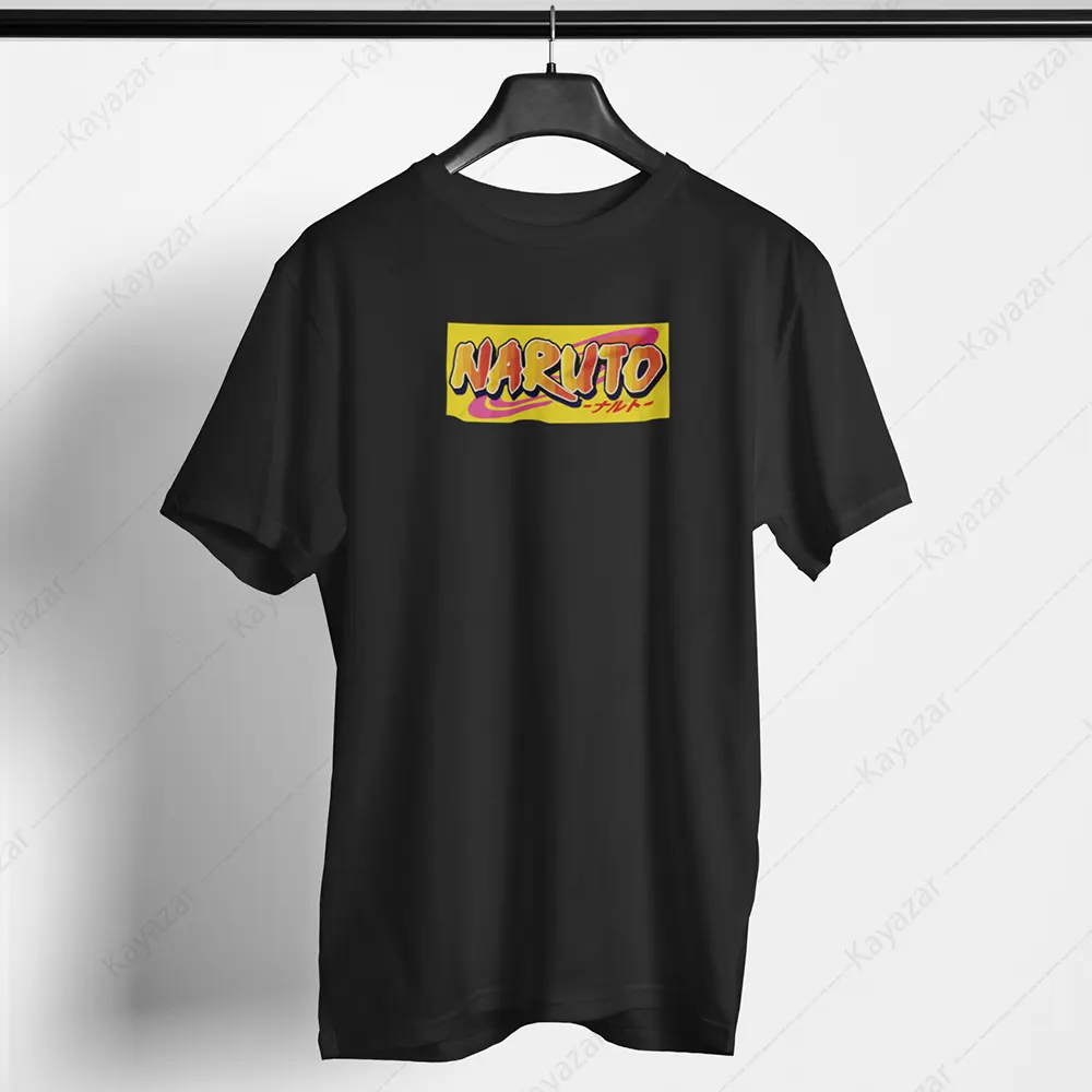 Men's T-Shirt Round Neck Naruto (Permanent Print)