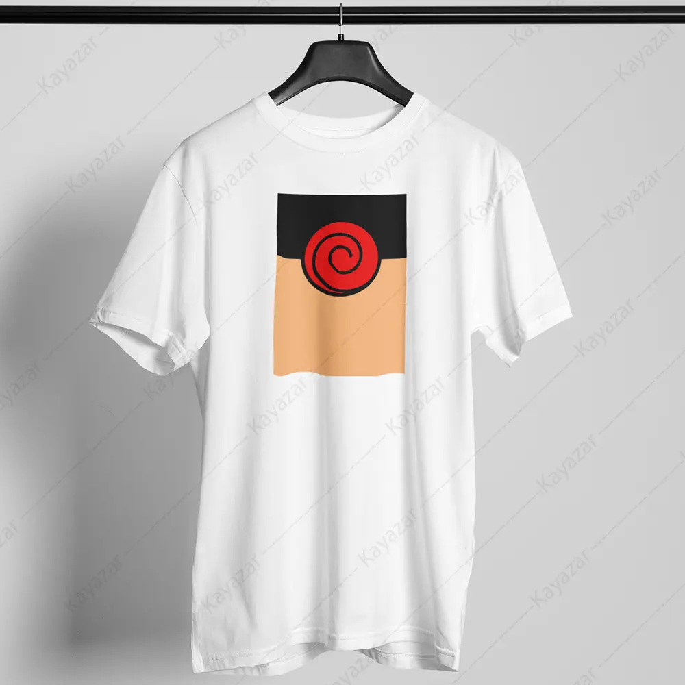 Men's T-Shirt Round Neck Naruto-Shippuden (Permanent Print)