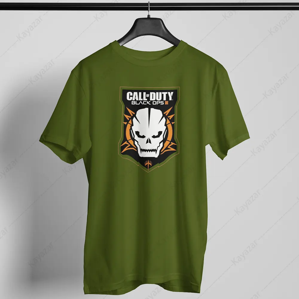Men's T-Shirt Round Neck Call-Of-Duty (Permanent Print)