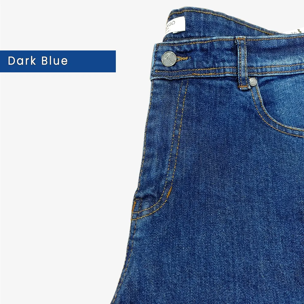 Mango Men's Straight Pattern Stretchable Jeans