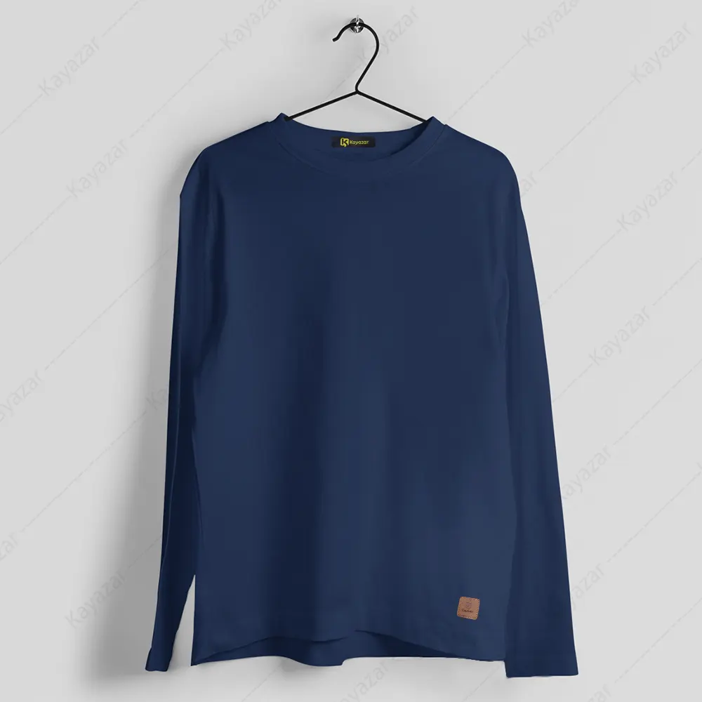 Plain T-Shirt Round Neck Full Sleeves