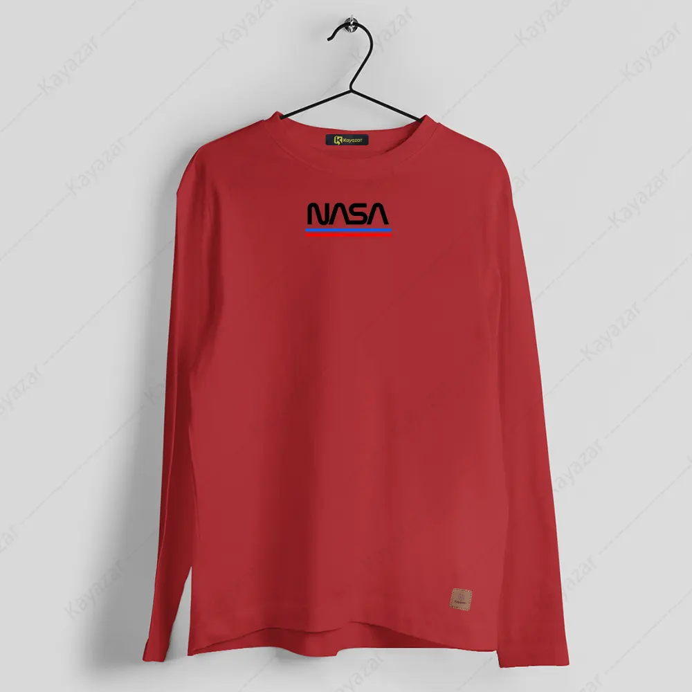 Buy Girls Round Neck Full Sleeves T-Shirt Nasa Print (Permanent)