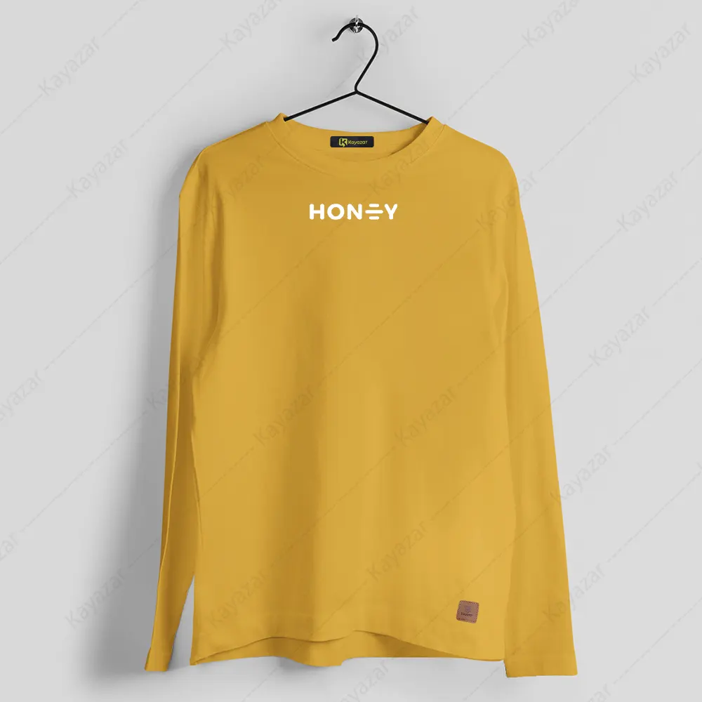 Honey crew neck store