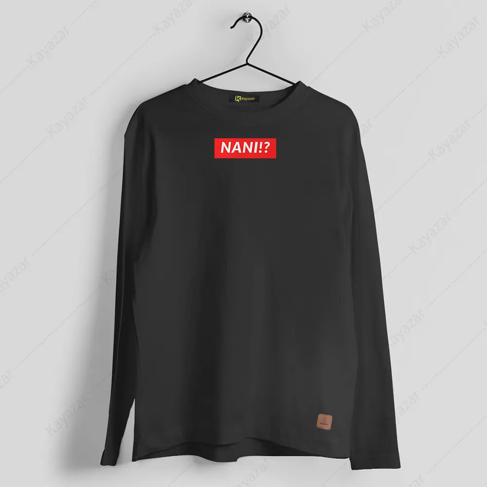 Men's Full Sleeves Round Neck T-Shirt Nani2 (Permanent Print)