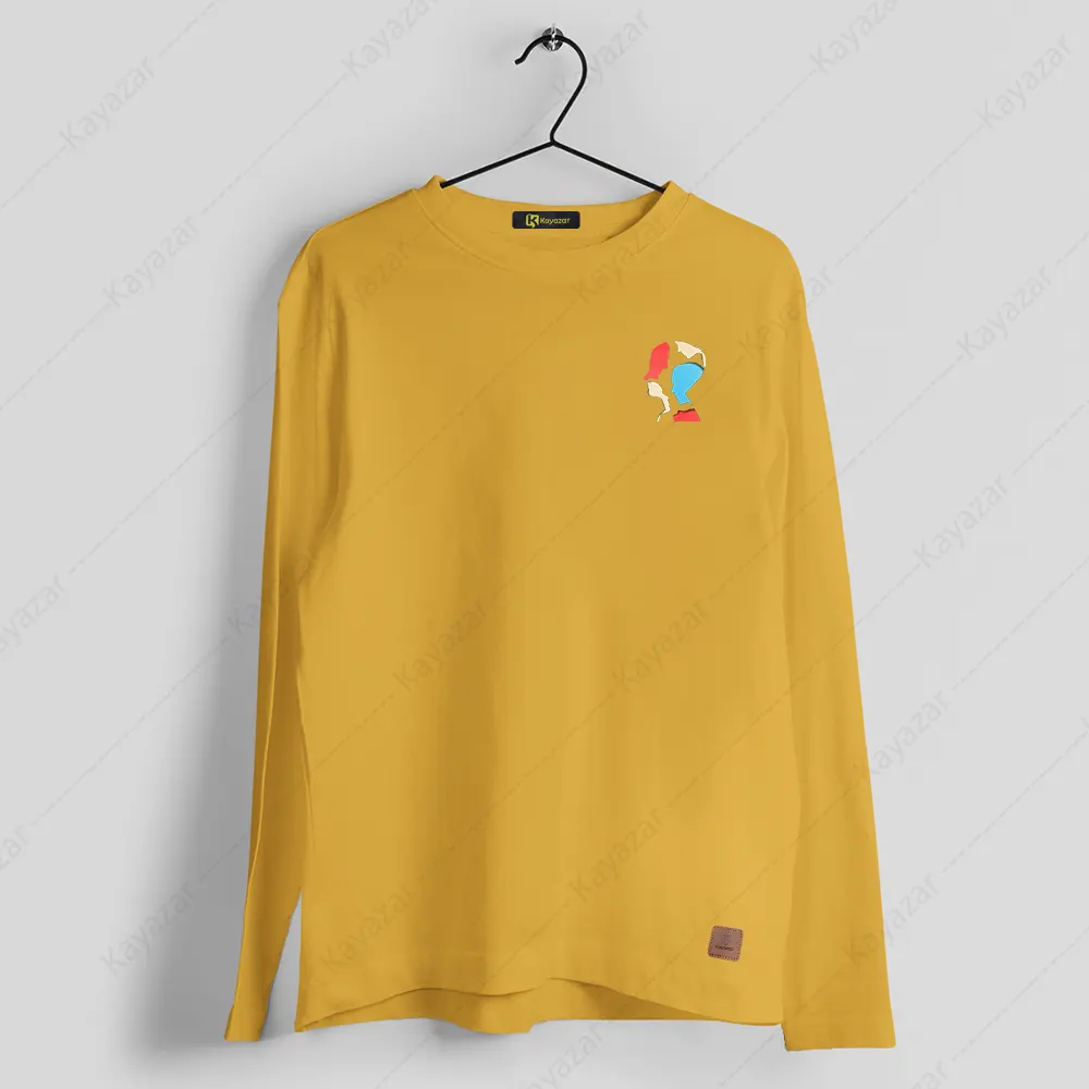 Girls Full Sleeves Round Neck T-Shirt Human-Colours (Permanent Print)