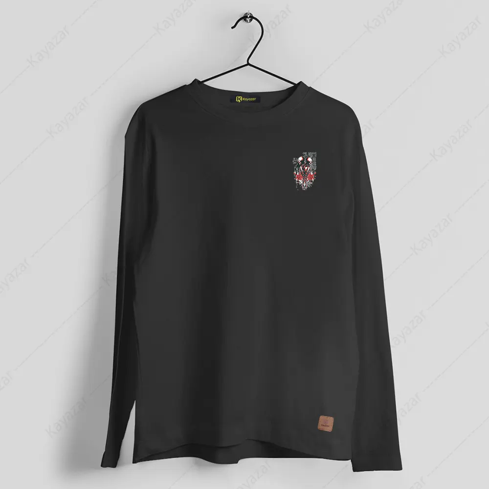 Men's Full Sleeves Round Neck T-Shirt Till Death (Permanent Print)