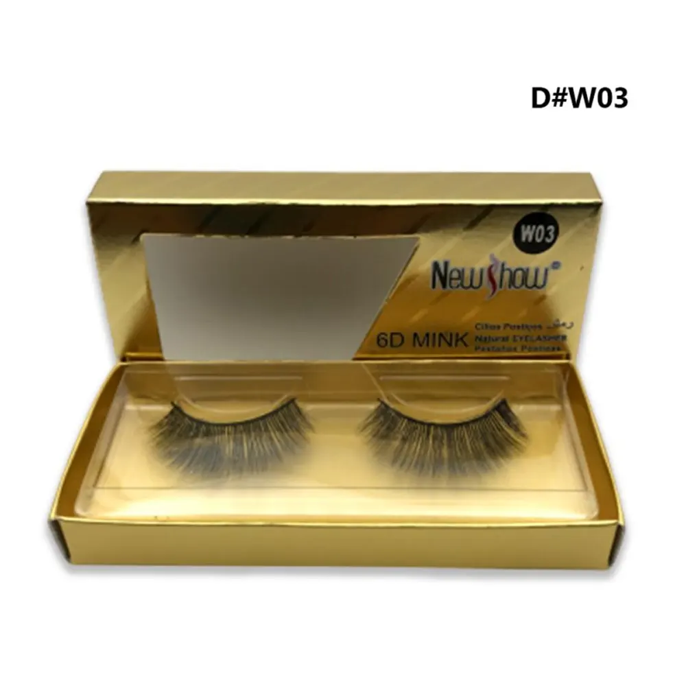 6d Mink False Eyelashes D# W03