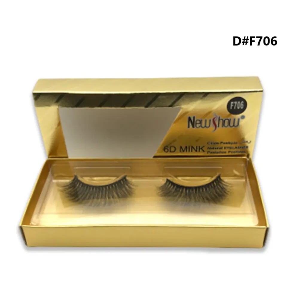 6d Mink False Eyelashes D# F706