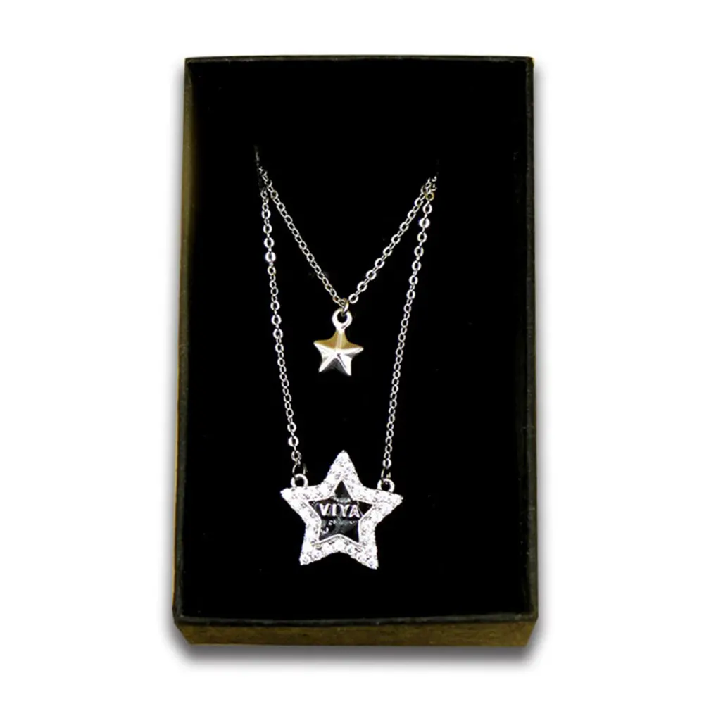 Double Star Locket For Gilrs