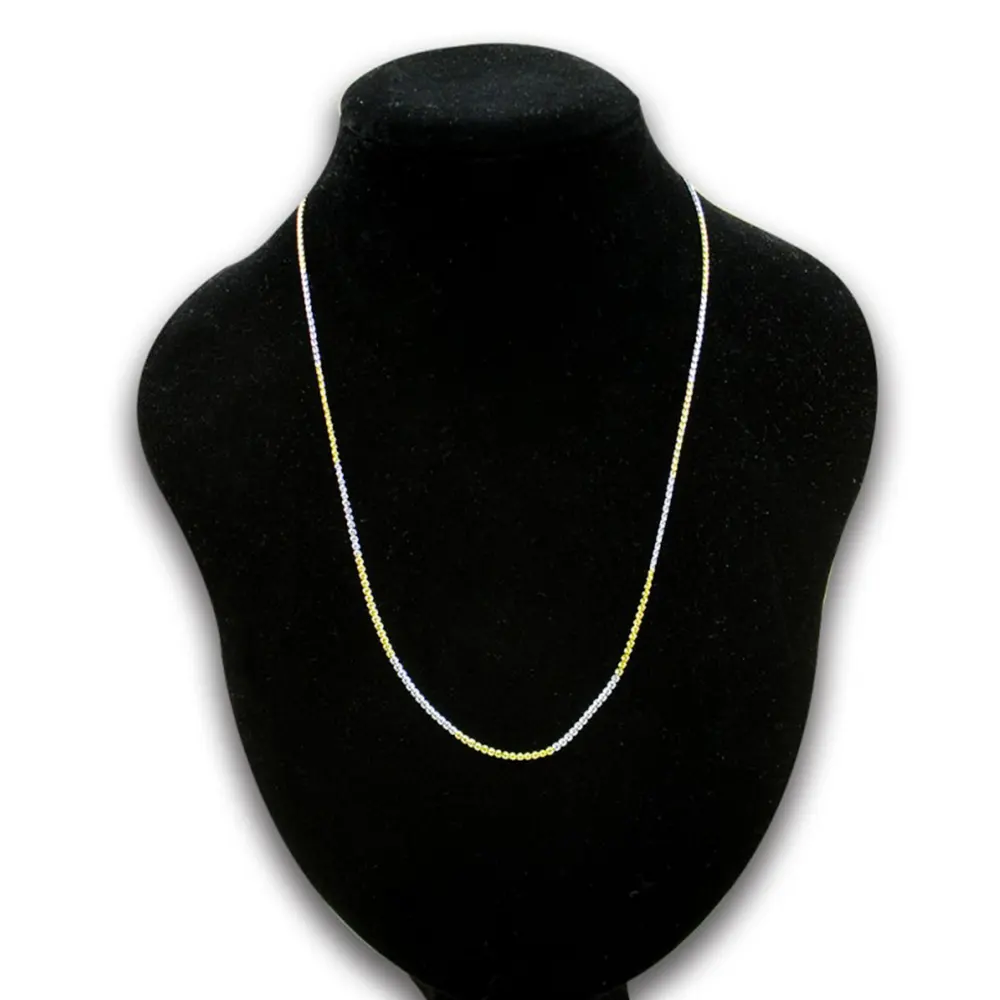 Plain Double Color Chain Golden/Silver