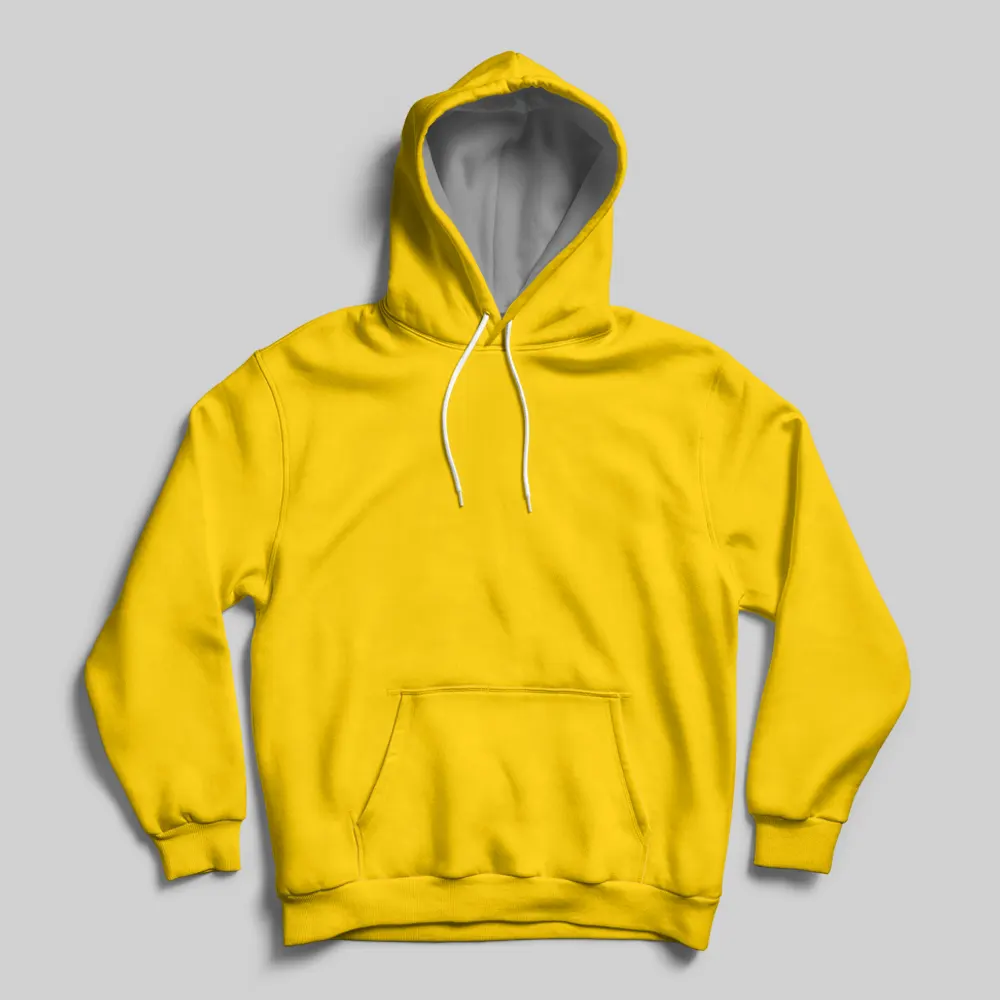 Yellow Hoodies For Men (Fleece Stuff)