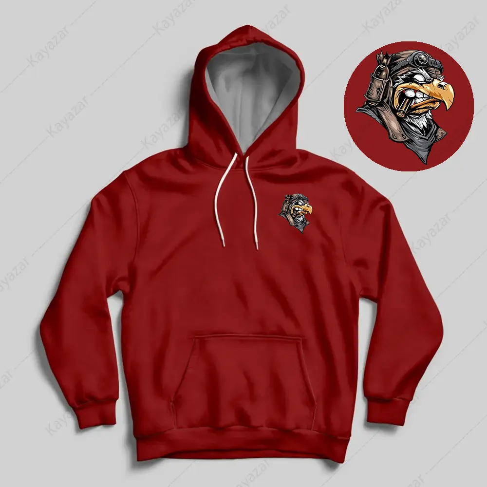 Unisex Permanent Print Hoodies - Eagle