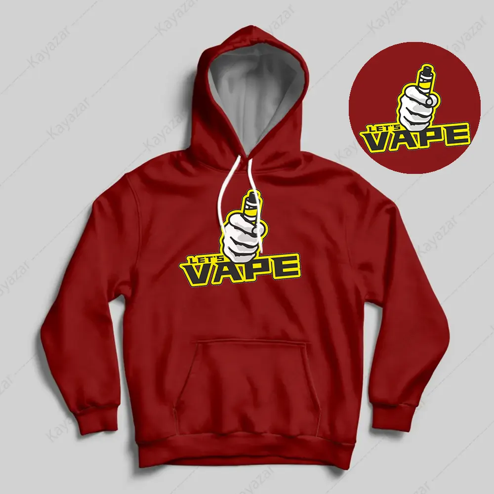 Unisex Permanent Print Hoodies - Vape-2