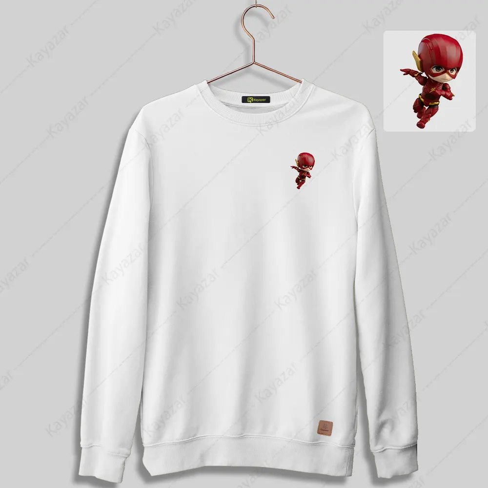 Permanent Print Sweatshirt For Men's - Flash