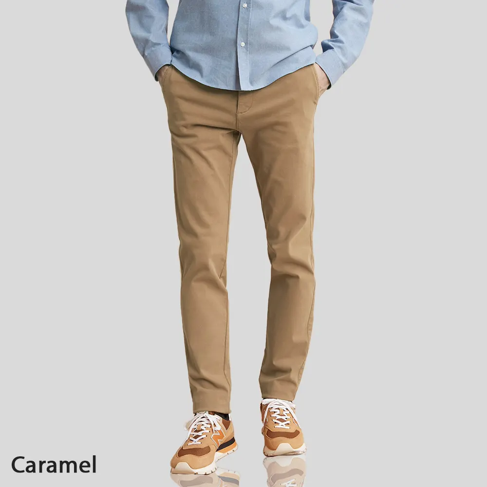 Men's Caramel Cotton Chinos Dress Pant