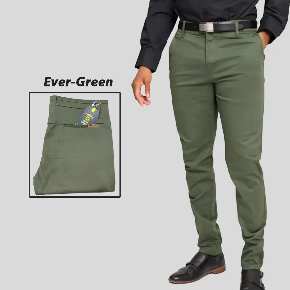 Best Men's Cotton Narrow-Bottom Stretchable Dress Pants (Chinos) Pack of 3  Online - Kayazar