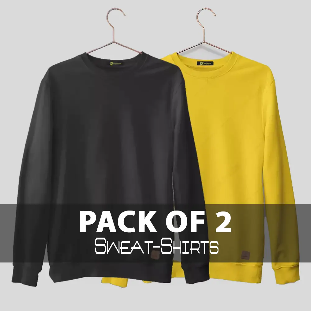 Pack Of 2 Unisex Sweatshirts