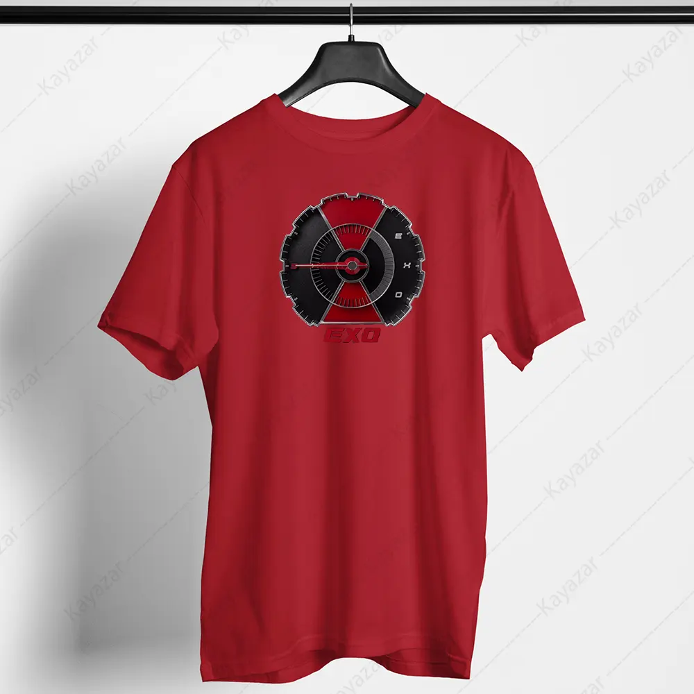 Half Sleeves Men's T-Shirts Exo (Permanent Print)