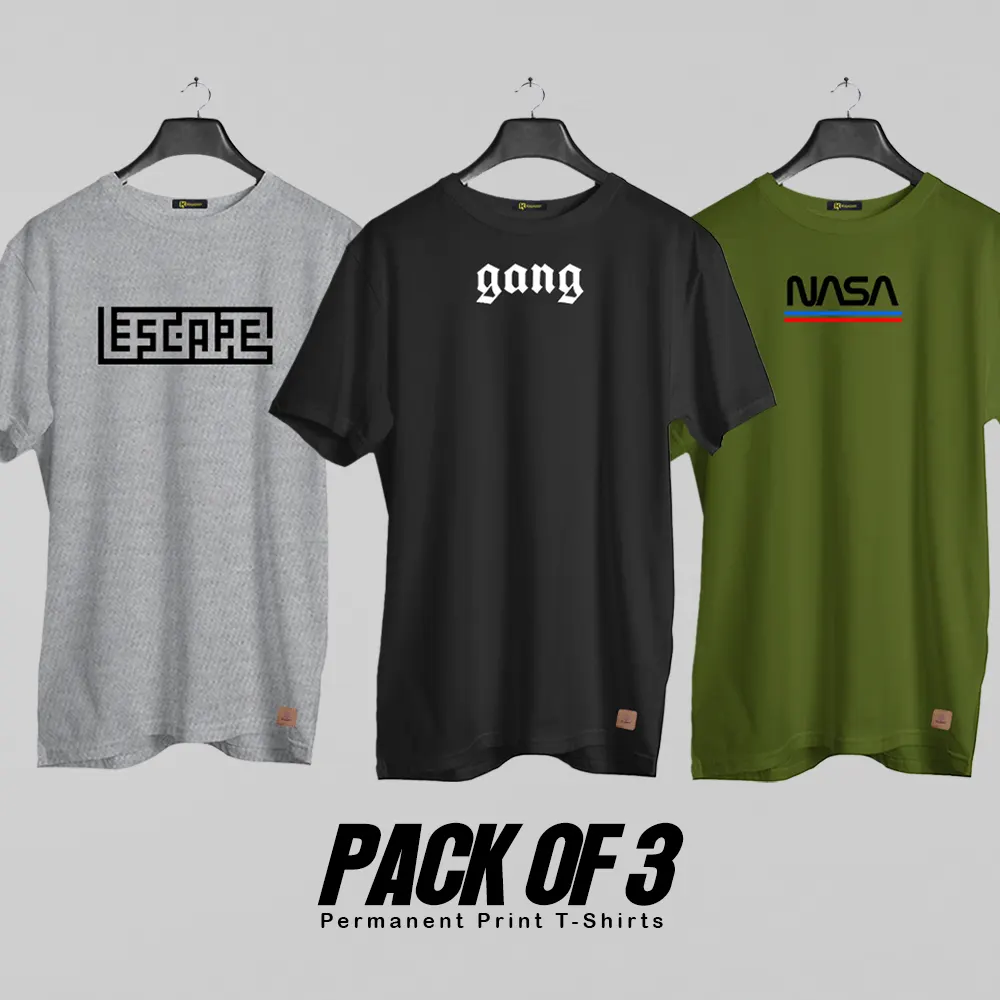 Pack of 3 Permanent Print Deal 002