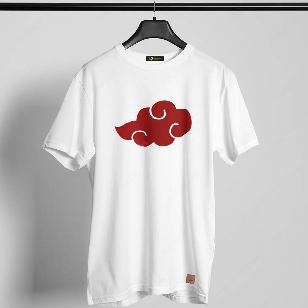 Men's T-Shirt Round Akatsuki Logo (Permanent Print)