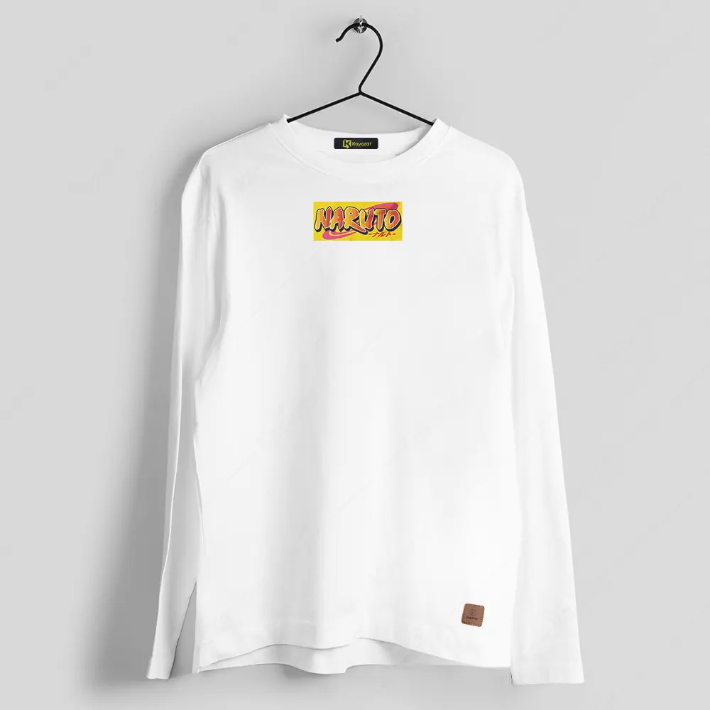 Men's Full Sleeves Round Neck T-Shirt Naruto-1 (Permanent Print)
