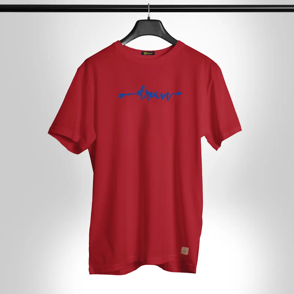Dream-010 Round Neck Permanent Print Half Sleeves T Shirt