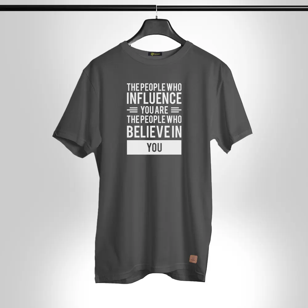 the-people-who-influence Half Sleeves Permanent Print T Shirt